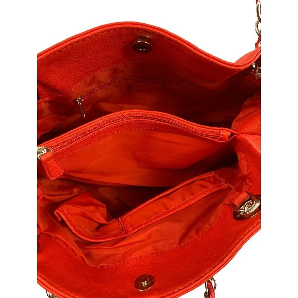 Nicole Miller Cherry Red Large Purse - Picture 3 of 6